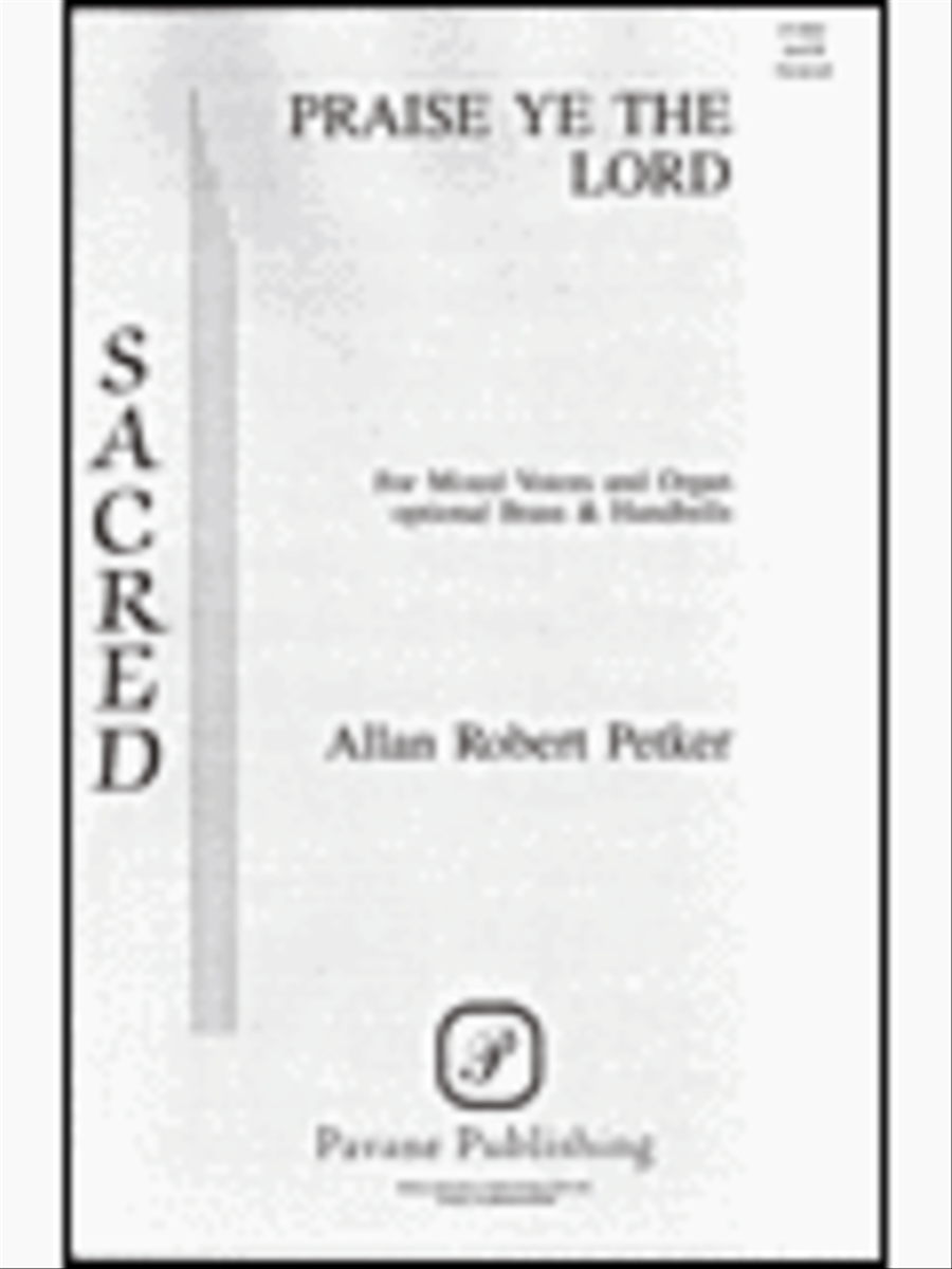 Praise Ye the Lord 4-Part scores gallery preview page 1