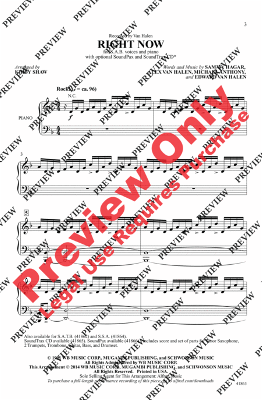 Right Now 3-Part scores gallery preview page 3