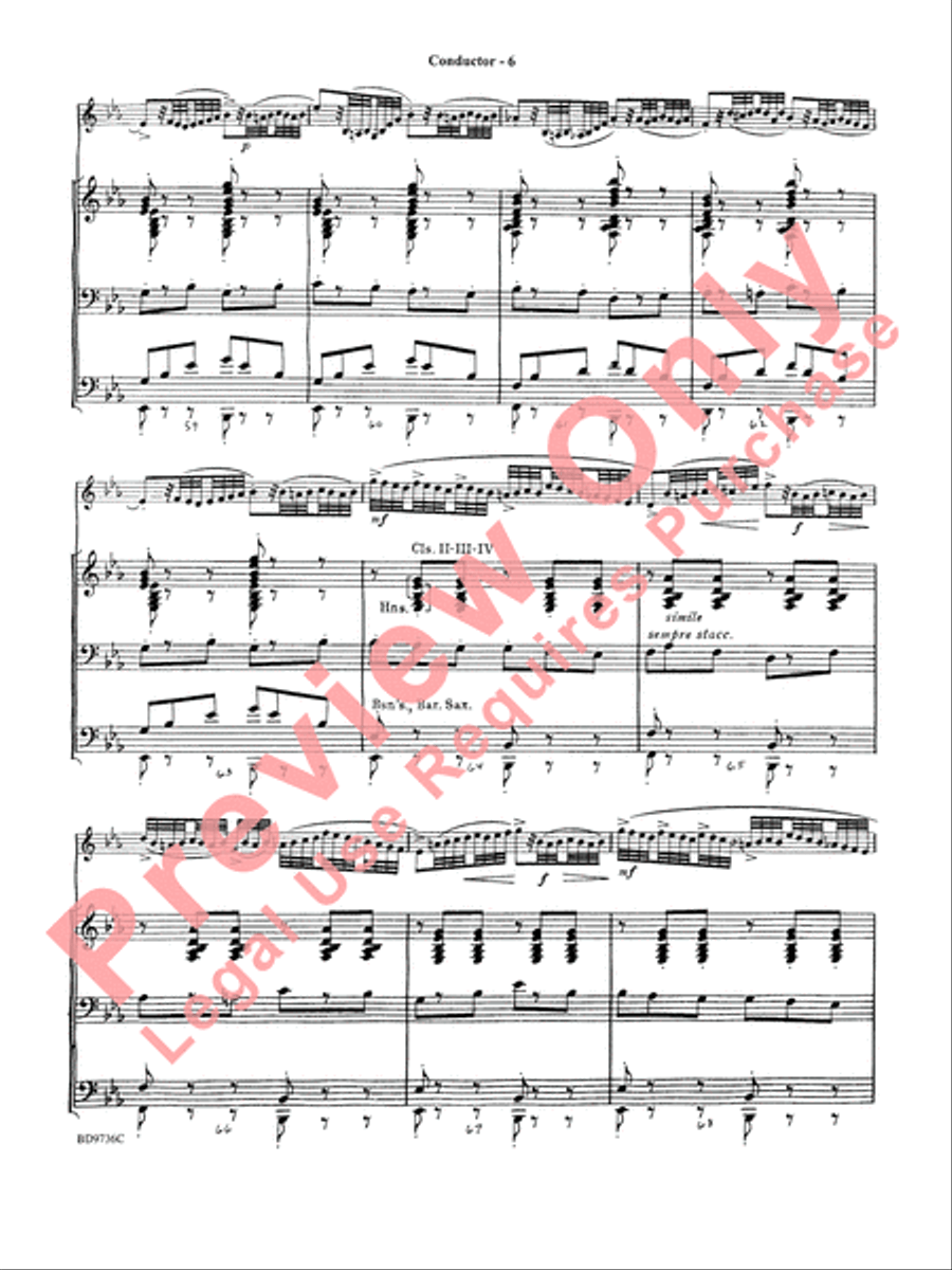 Carnival of Venice Carnival of Venice Concert Band scores gallery preview page 9