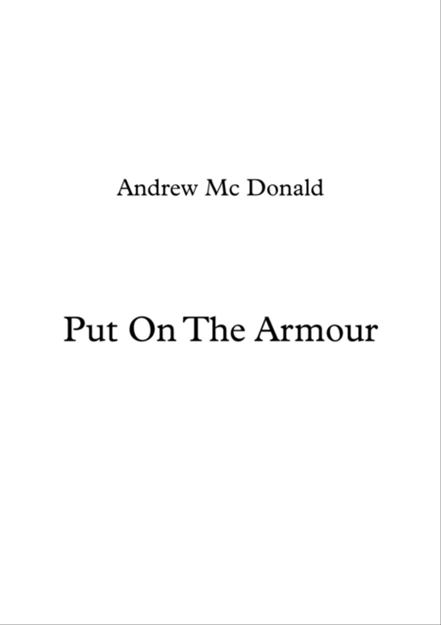 Put On The Armor Voice scores gallery preview page 1
