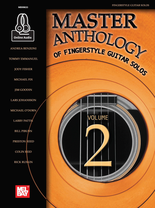 Book cover for Master Anthology of Fingerstyle Guitar Solos, Volume 2