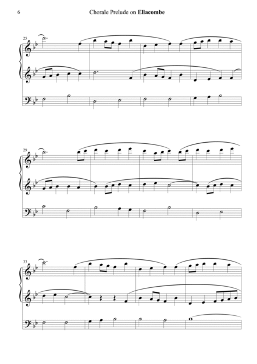 Six Chorale Preludes for Organ Organ Solo scores gallery preview page 6