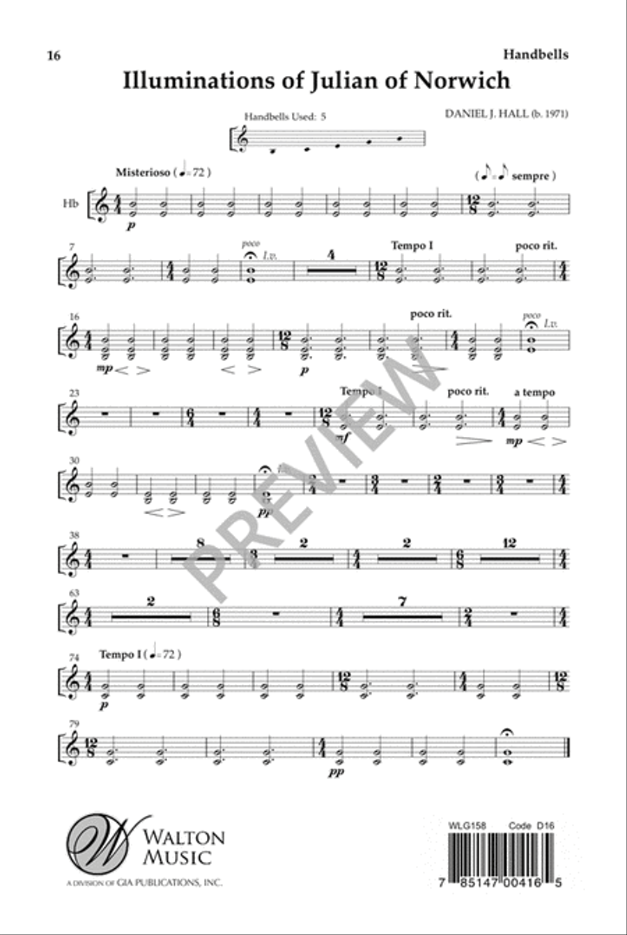 Illuminations of Julian of Norwich SSA scores gallery preview page 17