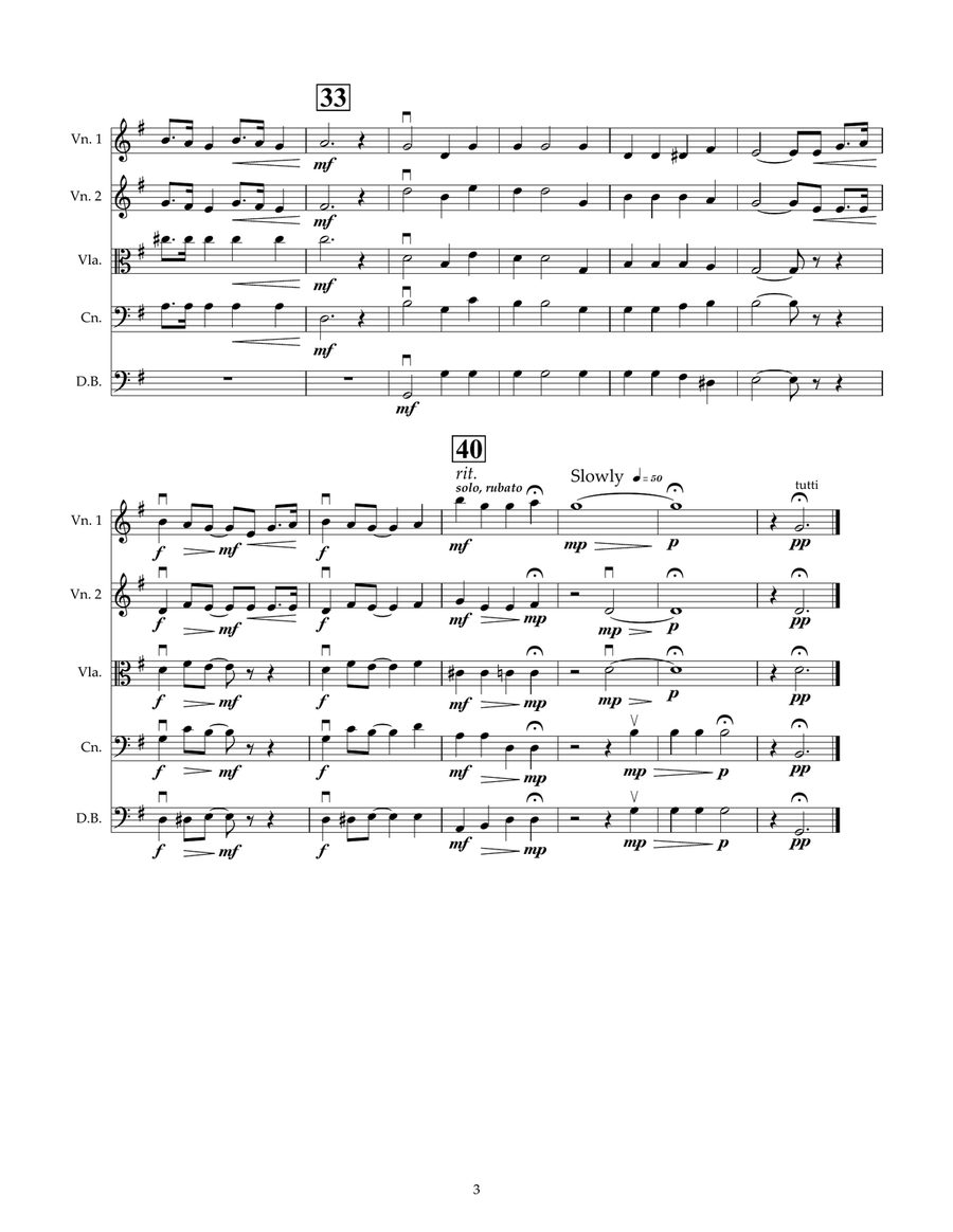 Sweet, Sweet Spirit String Orchestra scores gallery preview page 3