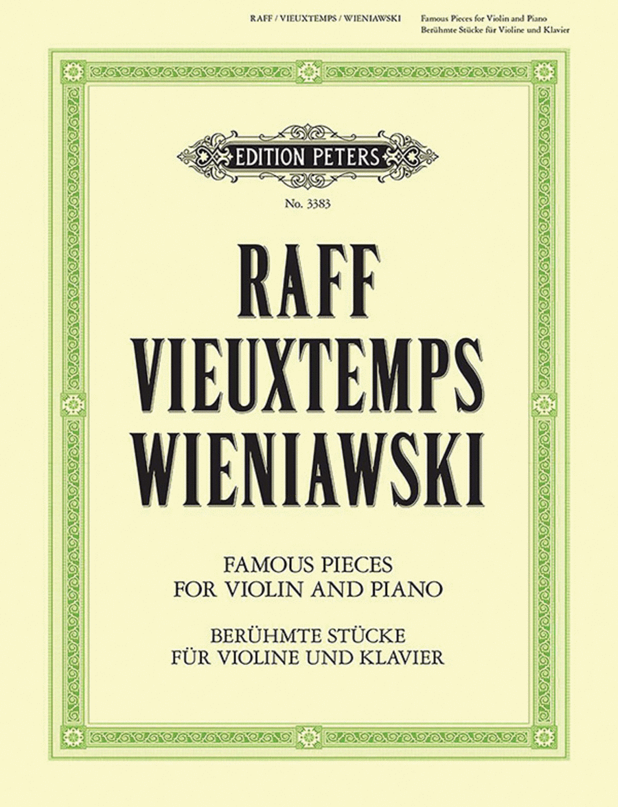 Recital Pieces (Raff, Vieuxtemps, Wieniawski)