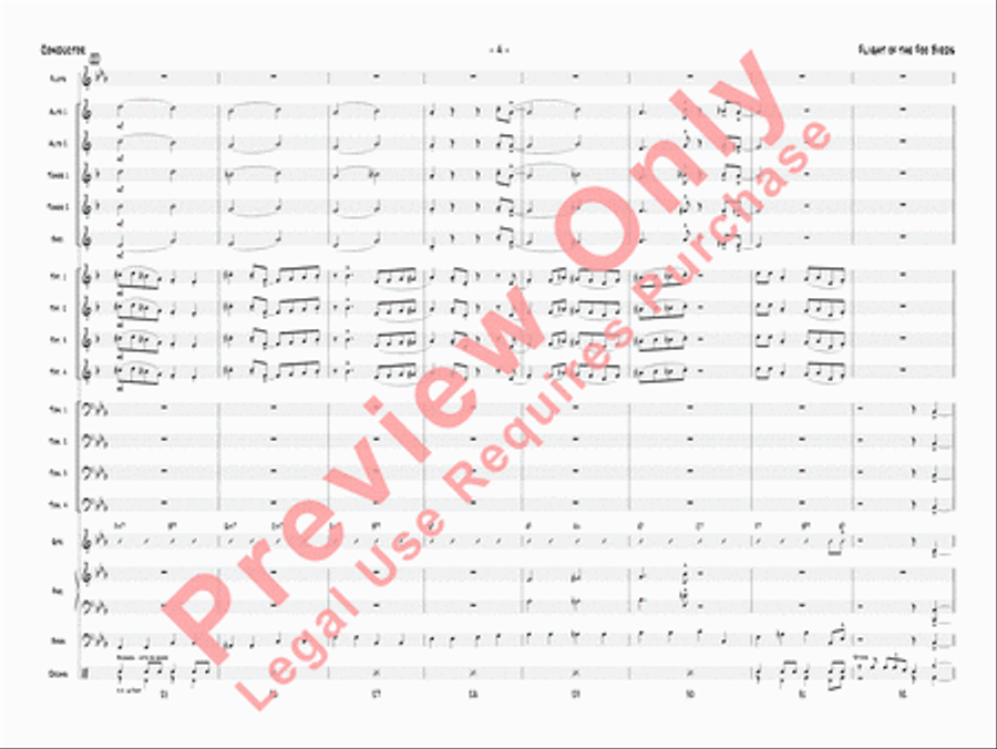 Flight of the Foo Birds Jazz Ensemble scores gallery preview page 7