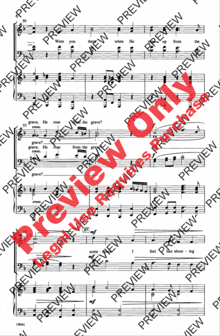Resurrection Resurrection 4-Part scores gallery preview page 6