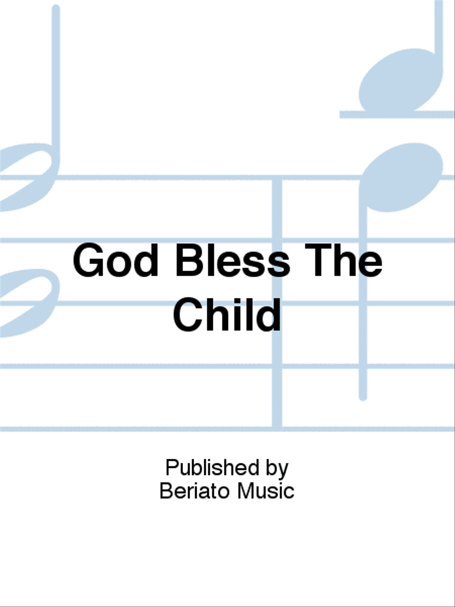 God Bless The Child Piano, Vocal, Guitar scores gallery preview page 1