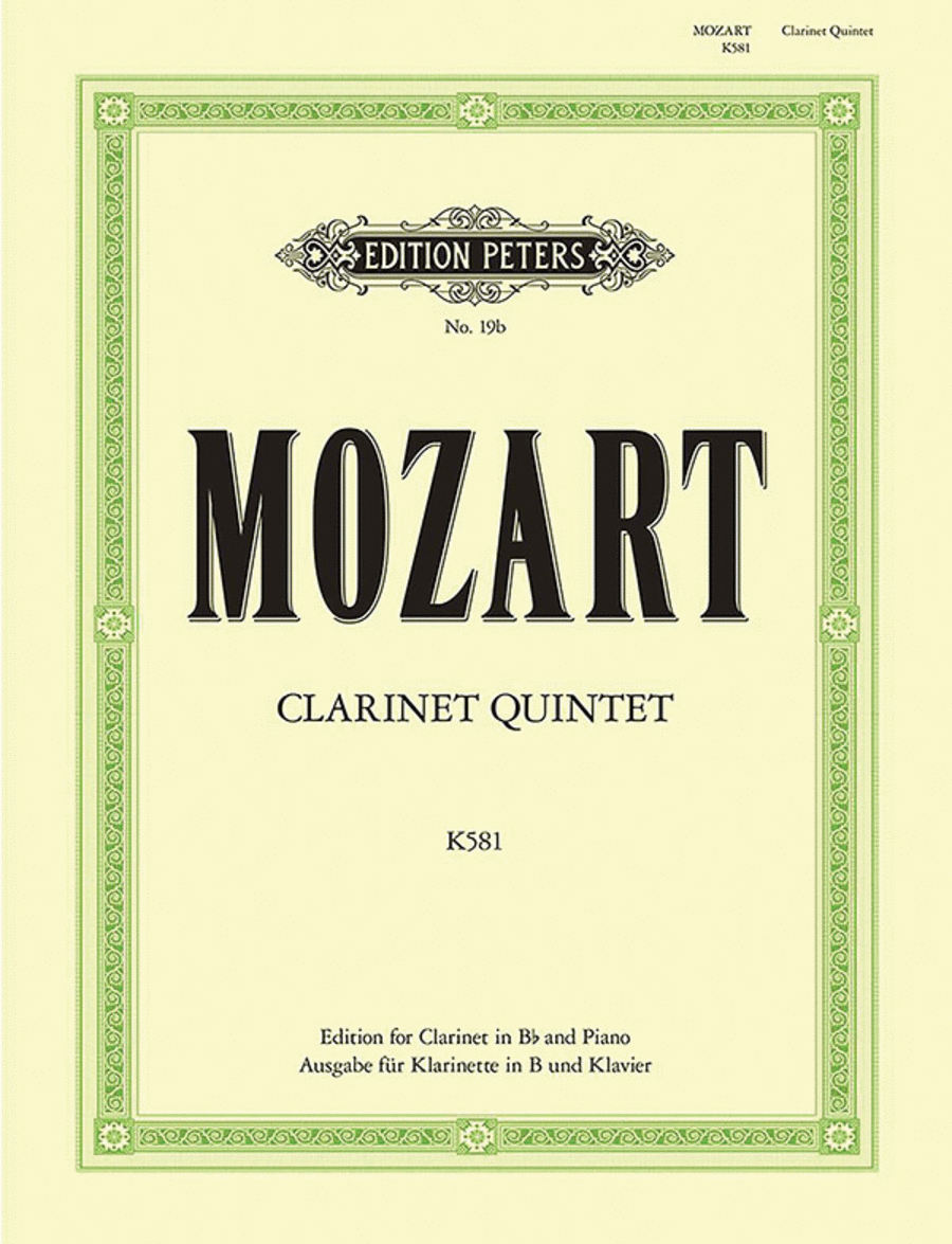 Wolfgang Amadeus Mozart: Clarinet Quintet