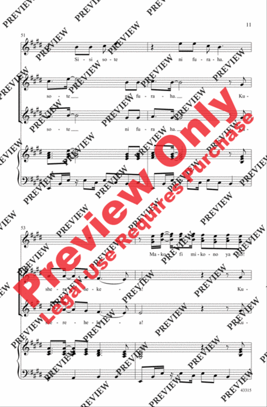 Sisi Sote 2-Part scores gallery preview page 11