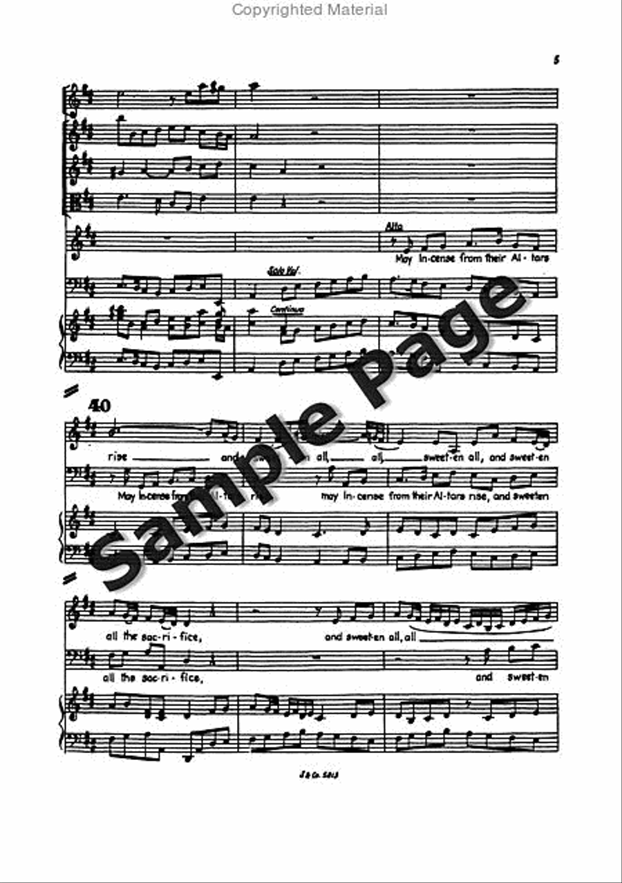 Blow Marriage Ode Full Score Mixed Choir scores gallery preview page 8