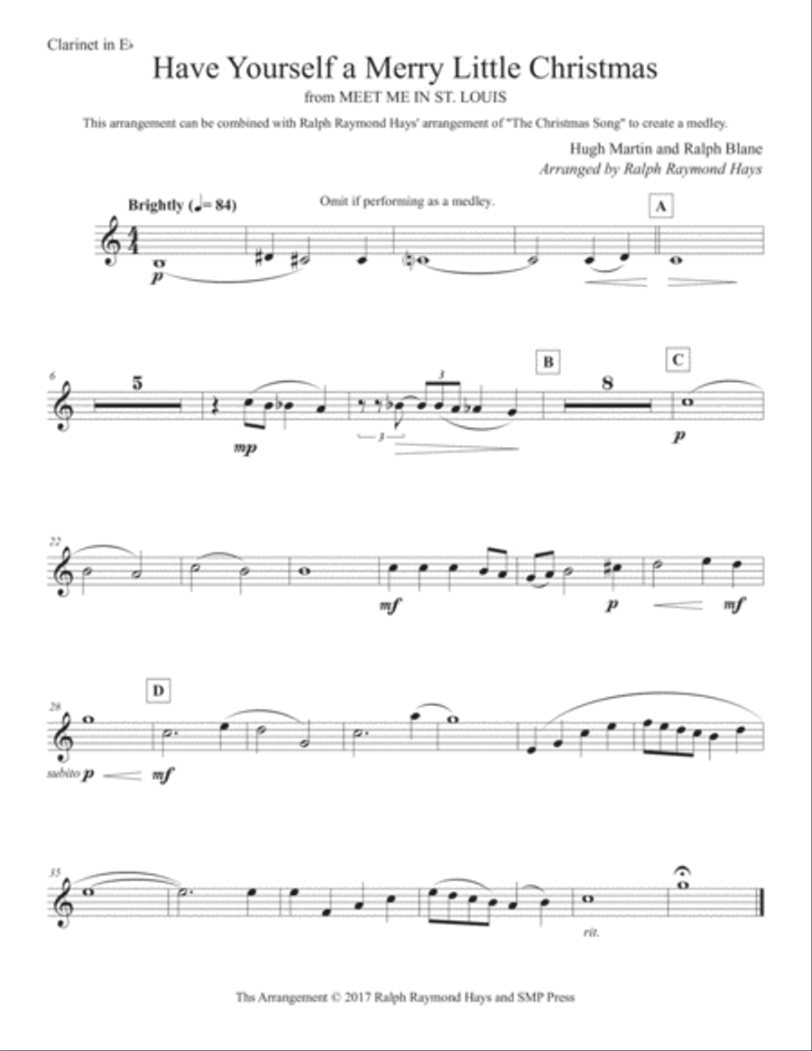 Have Yourself A Merry Little Christmas from MEET ME IN ST. LOUIS Woodwind Ensemble scores gallery preview page 4