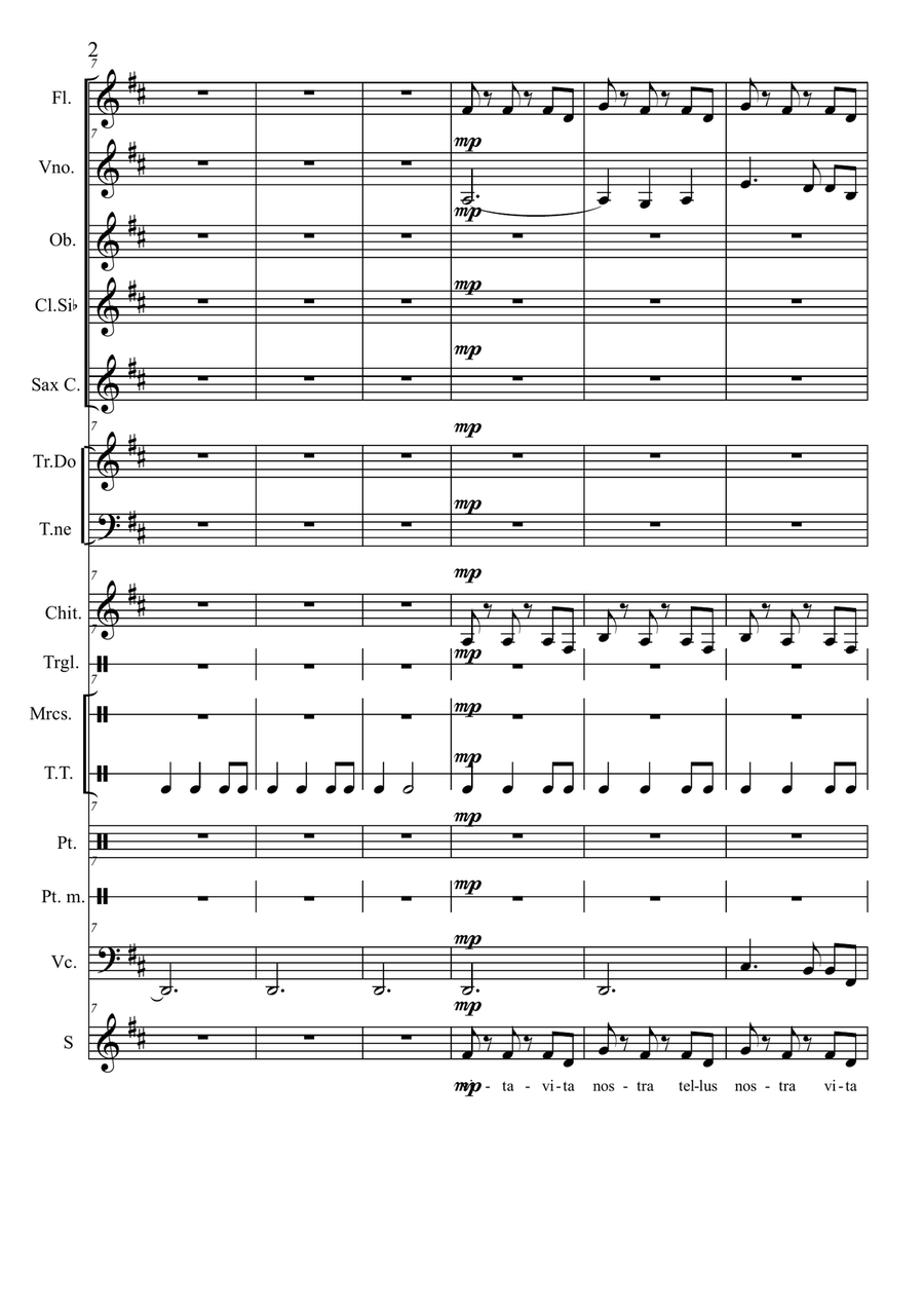 Vita Nostra Unison Choir scores gallery preview page 2