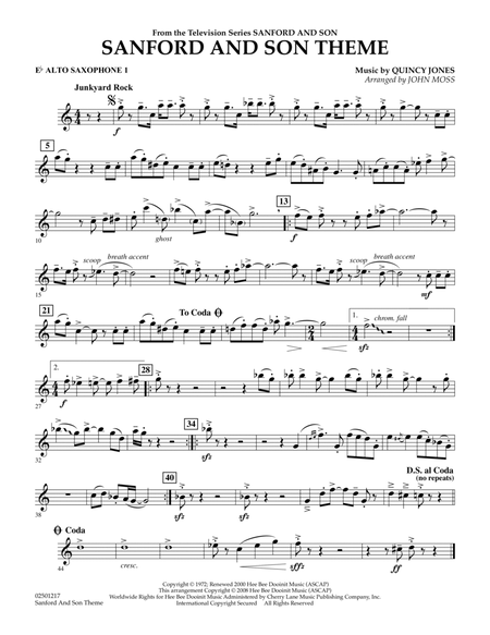 Sanford And Son Theme - Eb Alto Saxophone 1