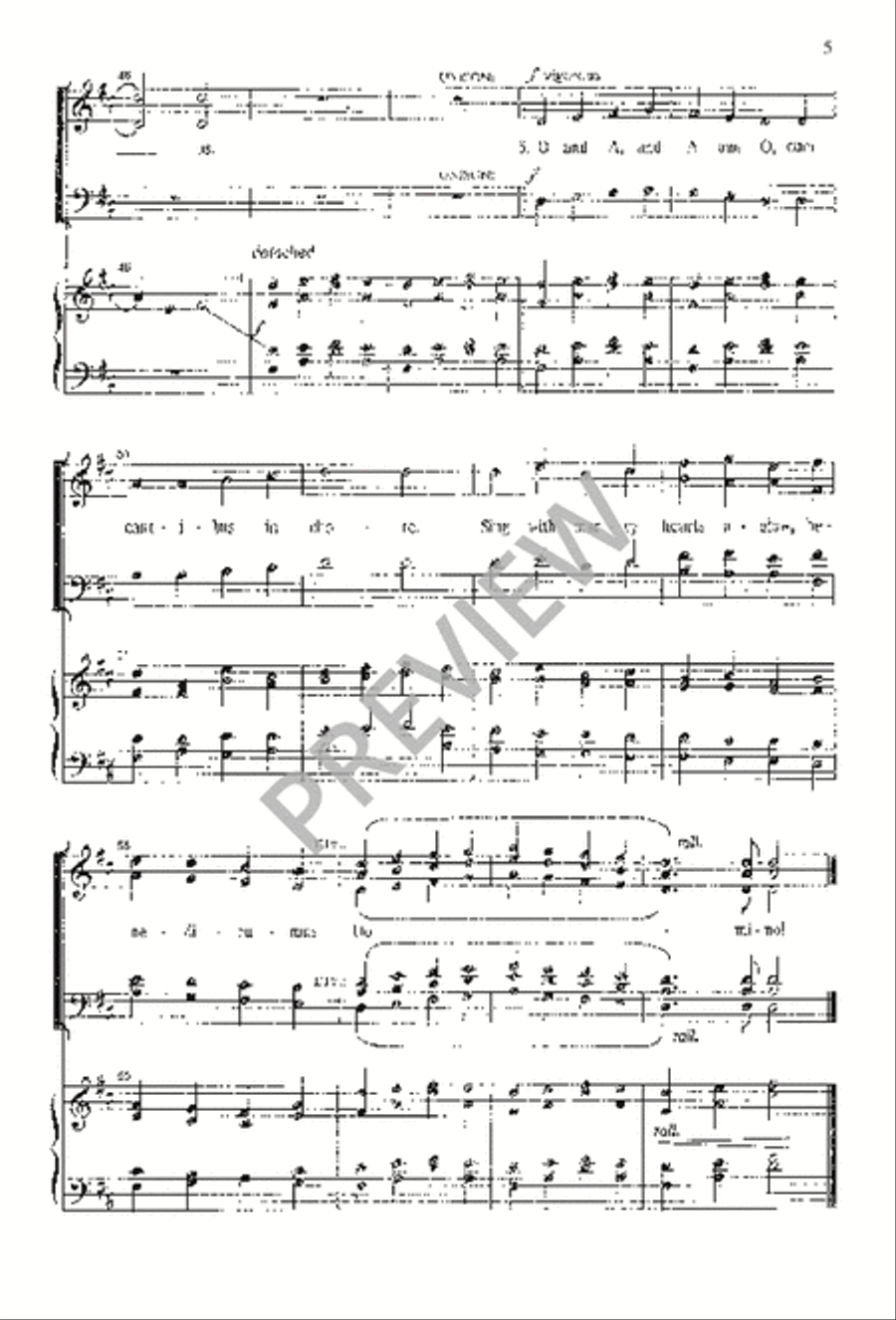 Unto Us Is Born a Child 4-Part scores gallery preview page 6