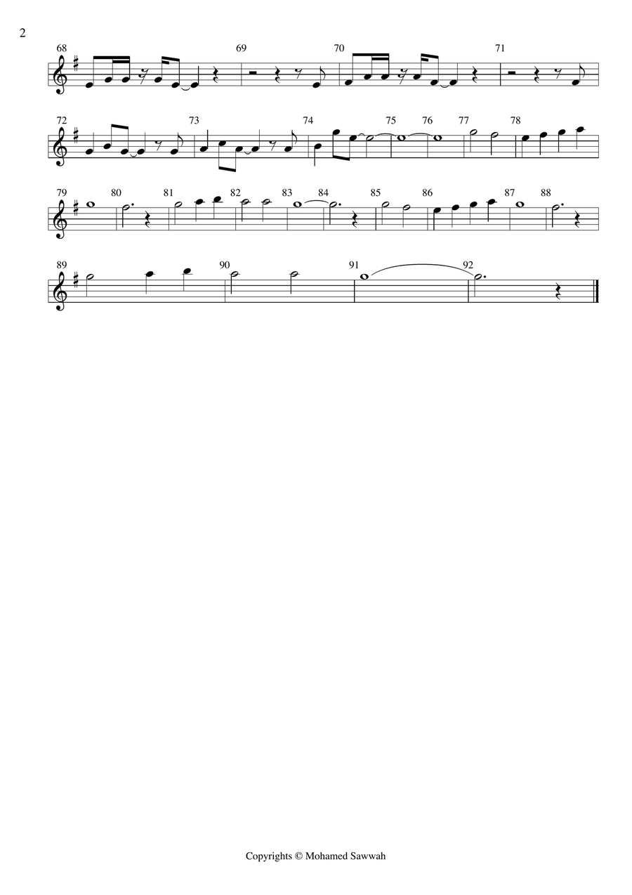 Lay All Your Love On Me Brass Ensemble scores gallery preview page 2