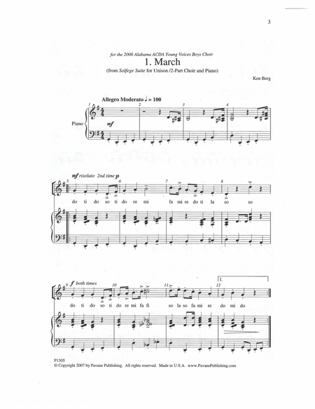 March (from "Solfege Suite")