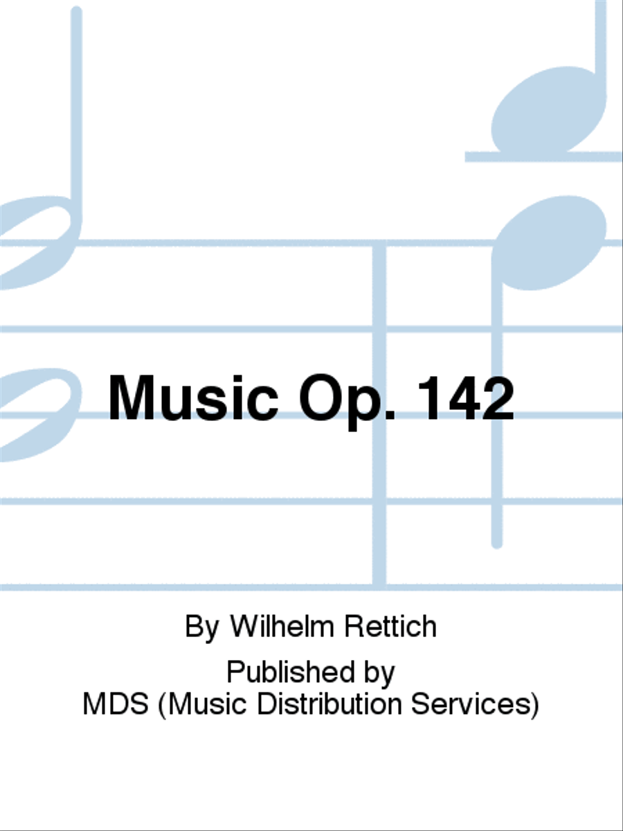 Music op. 142 High Voice scores gallery preview page 1