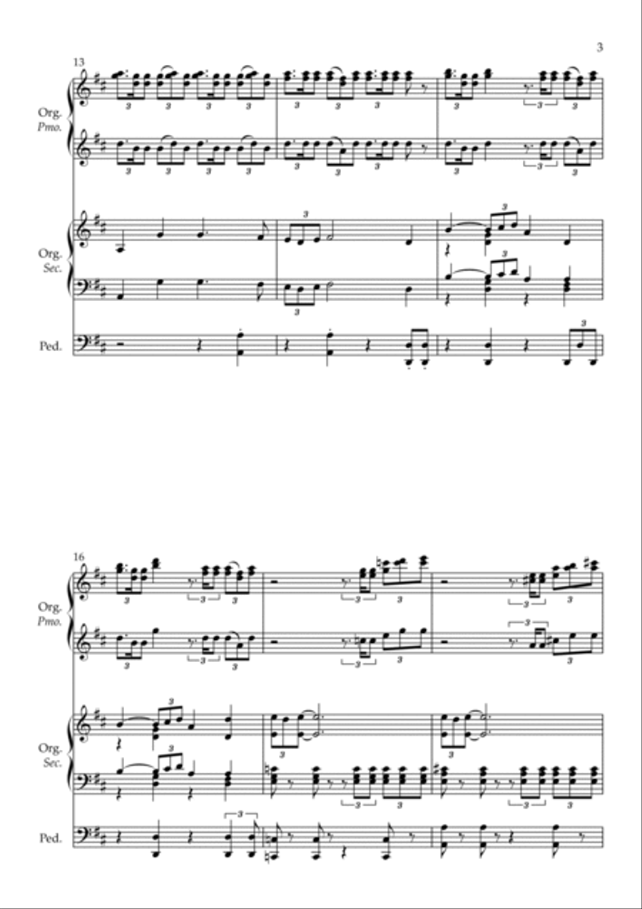 End Titles Organ Solo scores gallery preview page 3