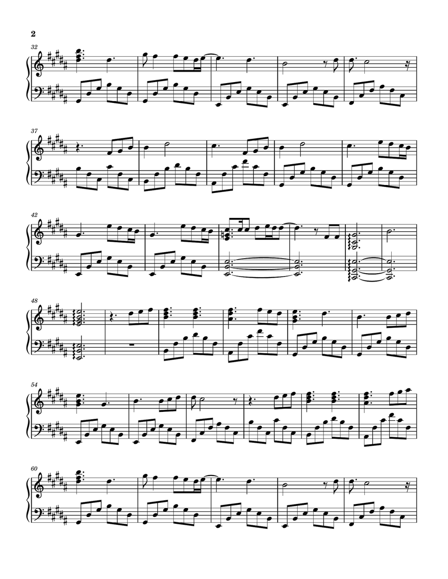 Before You Piano Solo scores gallery preview page 2