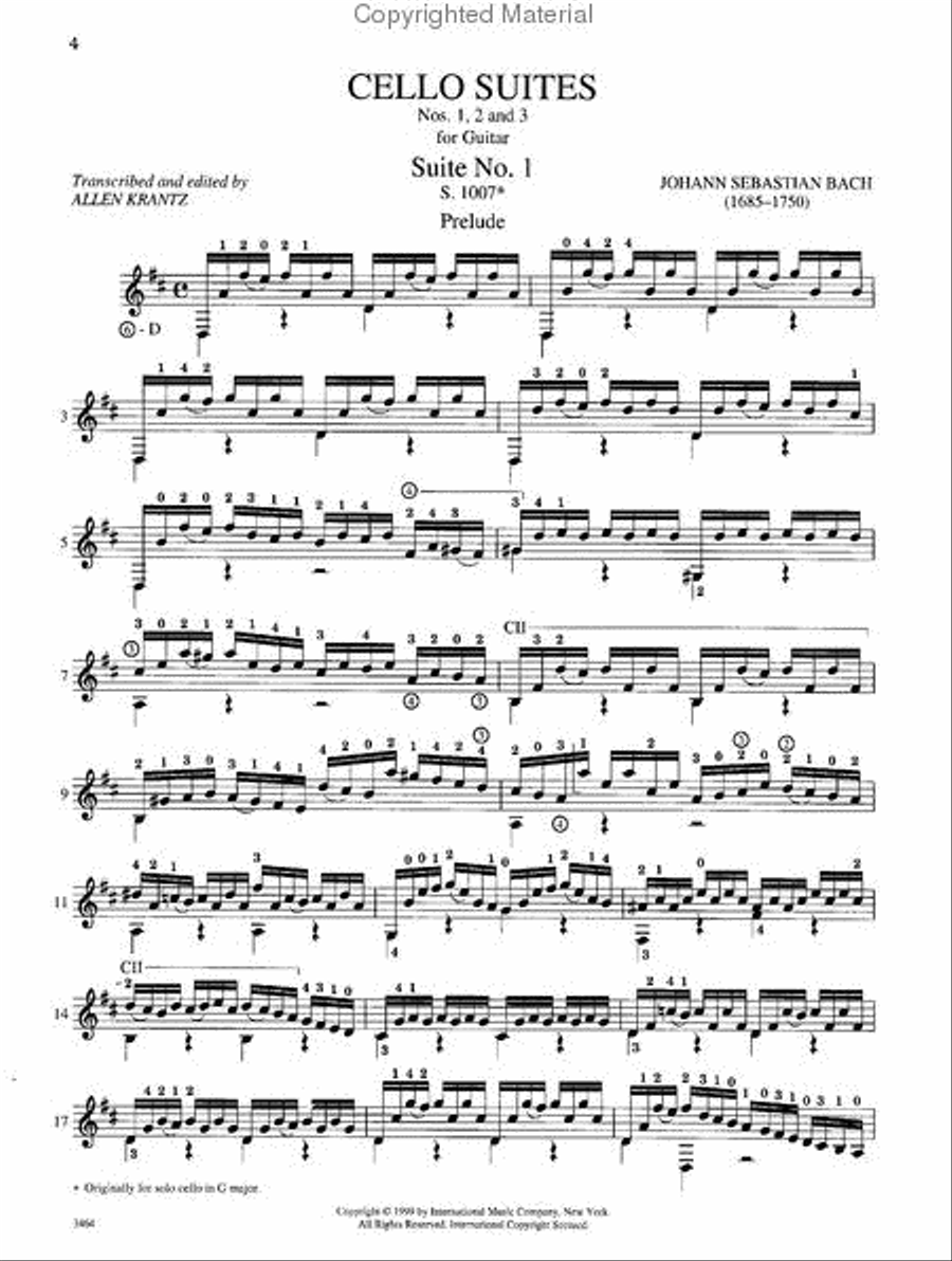 Three Cello Suites Cello scores gallery preview page 2