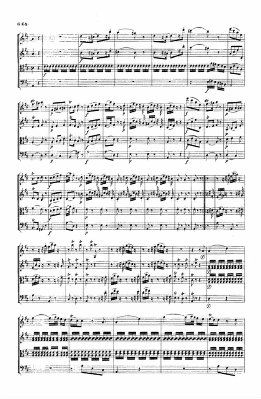 Mozart: String Quartets String Quartet scores gallery preview page 5