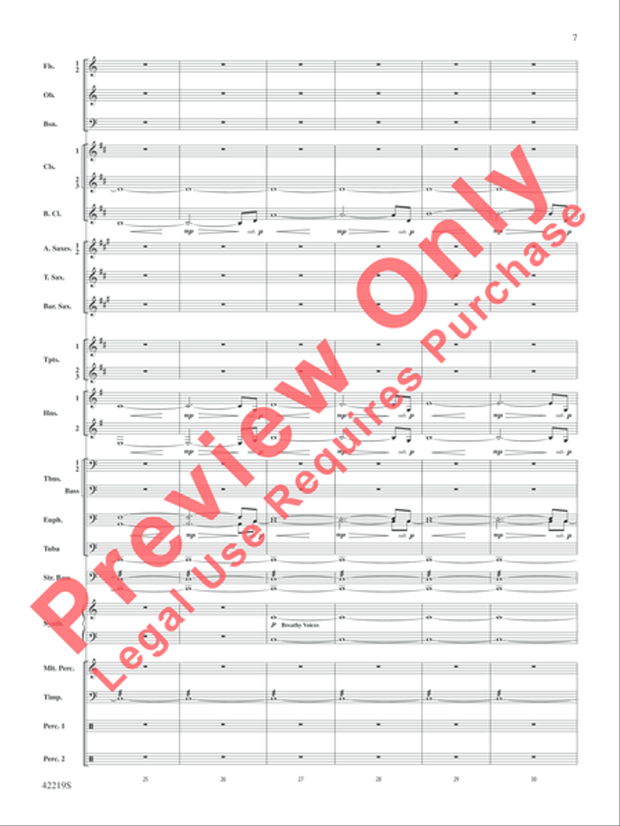 Man of Steel, Suite from Concert Band scores gallery preview page 8