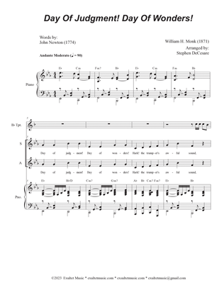 Day of Judgment! Day of Wonders! (Vocal Quartet - (SATB)