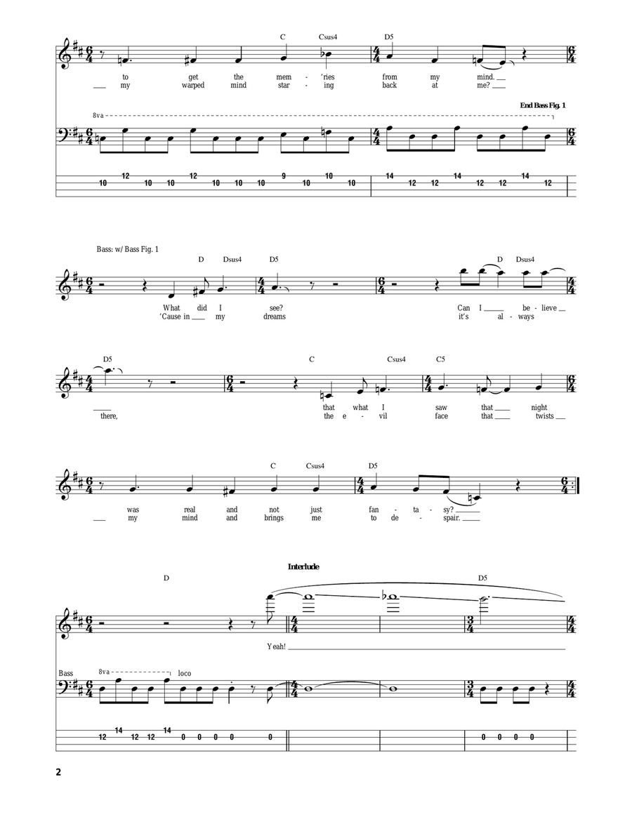 The Number Of The Beast Acoustic Guitar scores gallery preview page 2