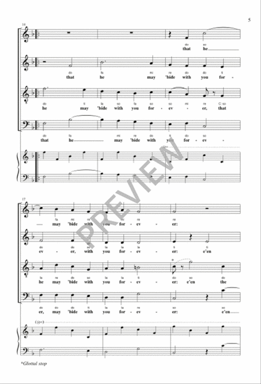 If Ye Love Me 4-Part scores gallery preview page 5