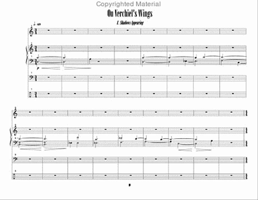 On Verchiel's Wings Percussion Ensemble scores gallery preview page 2