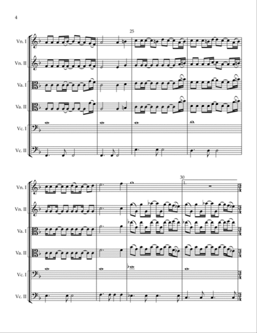 Macarthur Park Cello scores gallery preview page 4