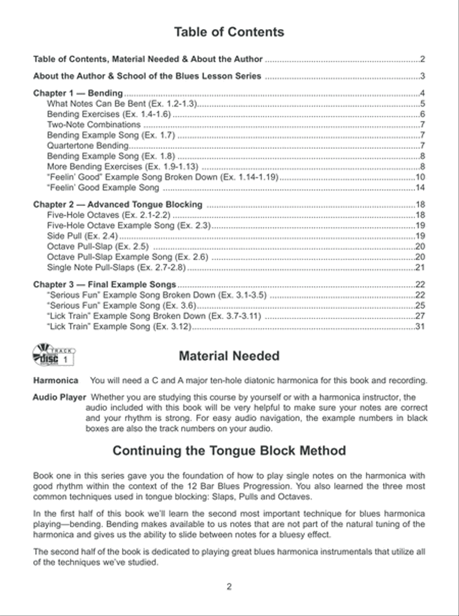 Blues Harmonica Method, Level 2 Harmonica scores gallery preview page 3