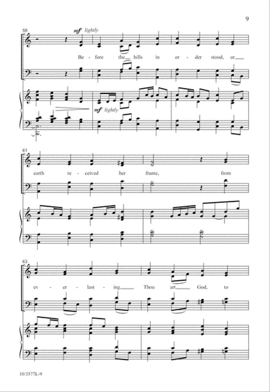 Not by Might, Nor by Power 4-Part scores gallery preview page 9