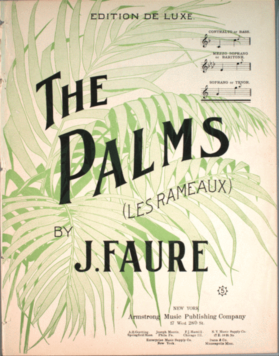 The Palms (Les Rameaux) Voice scores gallery preview page 1
