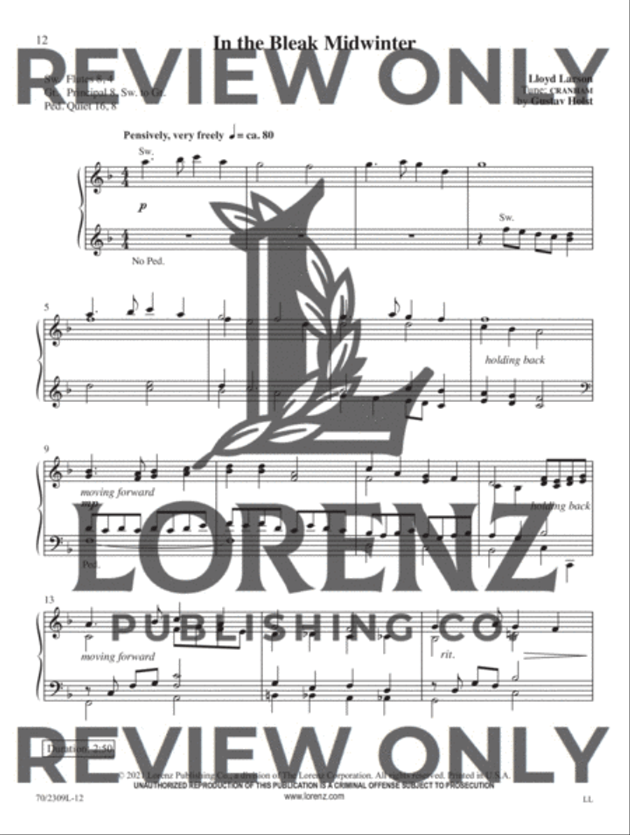 He Is Born He Is Born Organ Solo scores gallery preview page 10