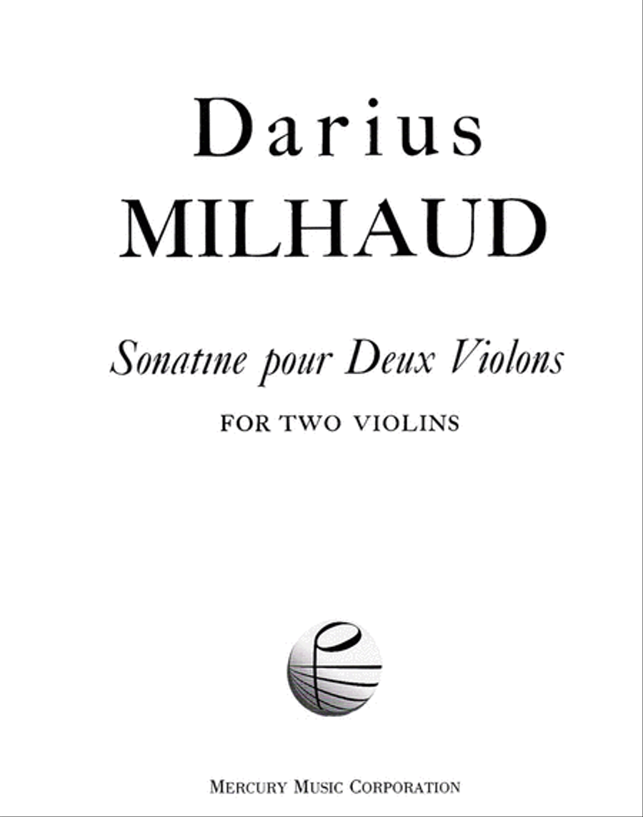 Sonatine Chamber Music scores gallery preview page 1