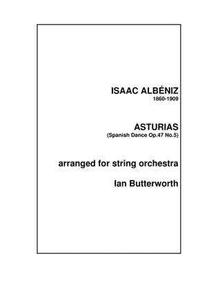 Book cover for ALBENIZ Asturias (Spanish Dance Op.47 No.5) for string orchestra