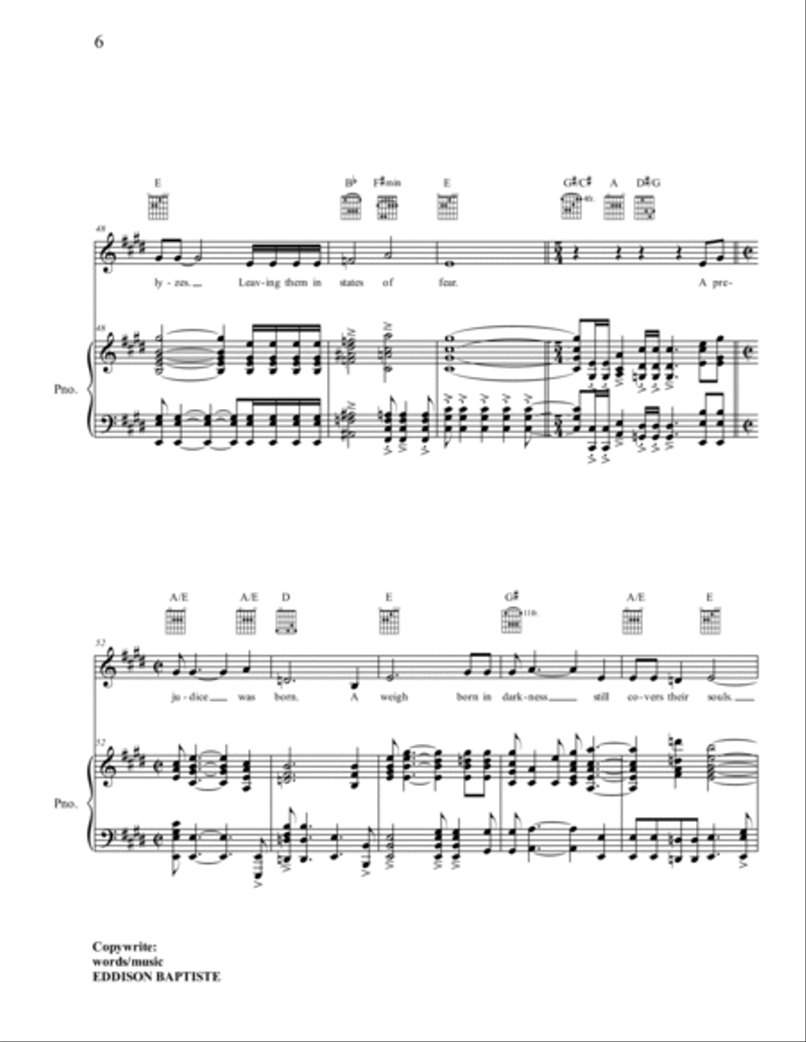 FORBIDDEN Piano, Vocal, Guitar scores gallery preview page 6