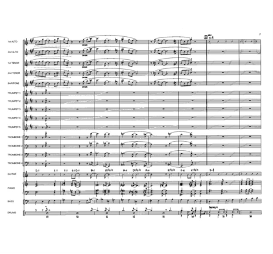 Northern Encounter Jazz Ensemble scores gallery preview page 8
