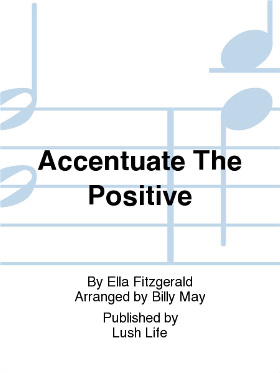 Accentuate The Positive Big Band scores gallery preview page 1