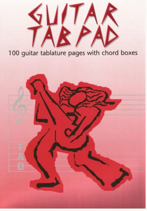 Book cover for Guitar Tab Pad (With Chord Boxes) 50Pp
