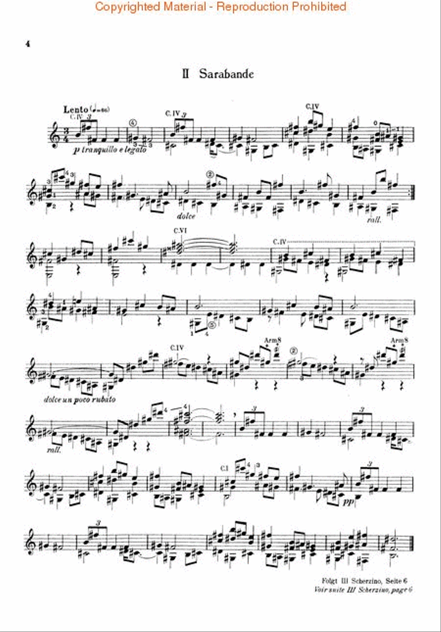 Cavatina (1951) Acoustic Guitar scores gallery preview page 3
