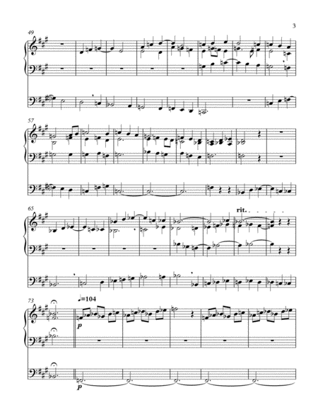 Sonata In C For Organ (Meditation) By Thomas R. Schadl