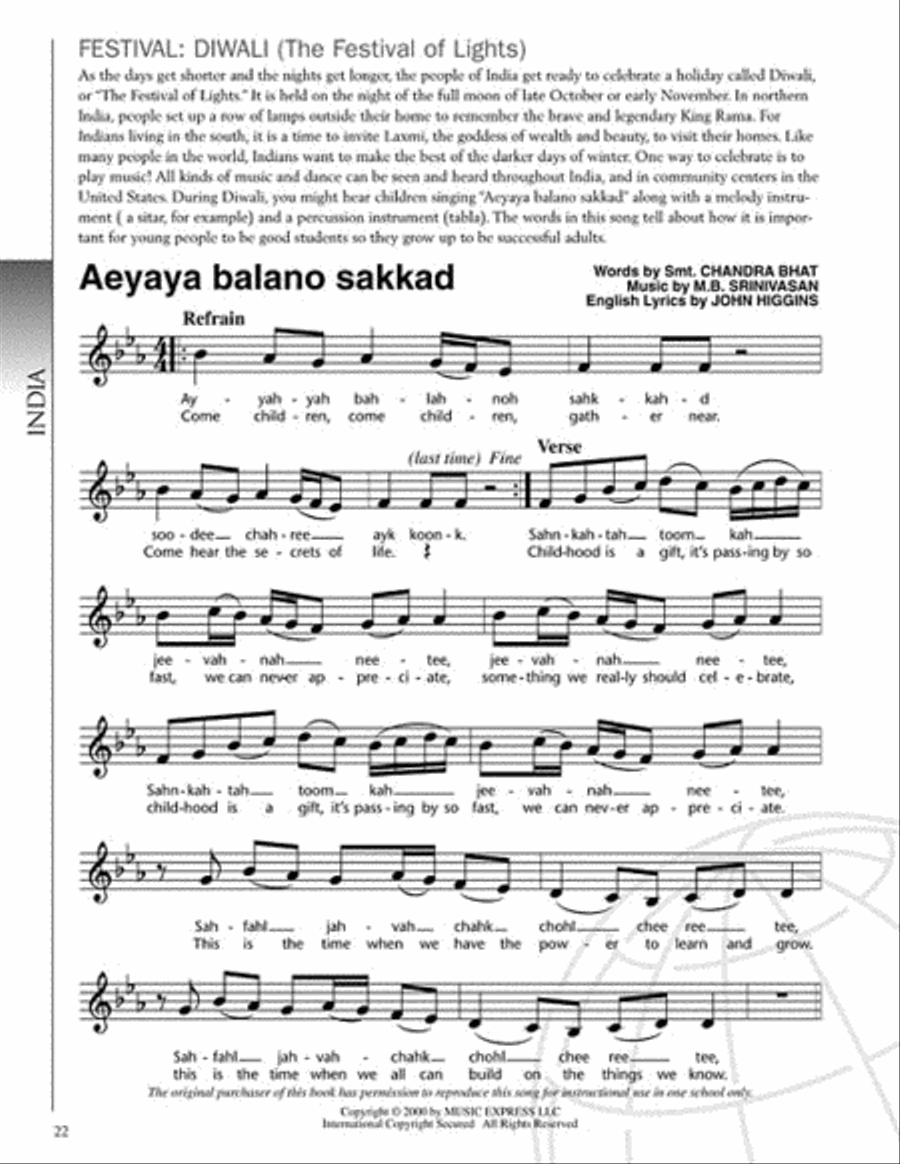 Music of Our World Choir scores gallery preview page 4