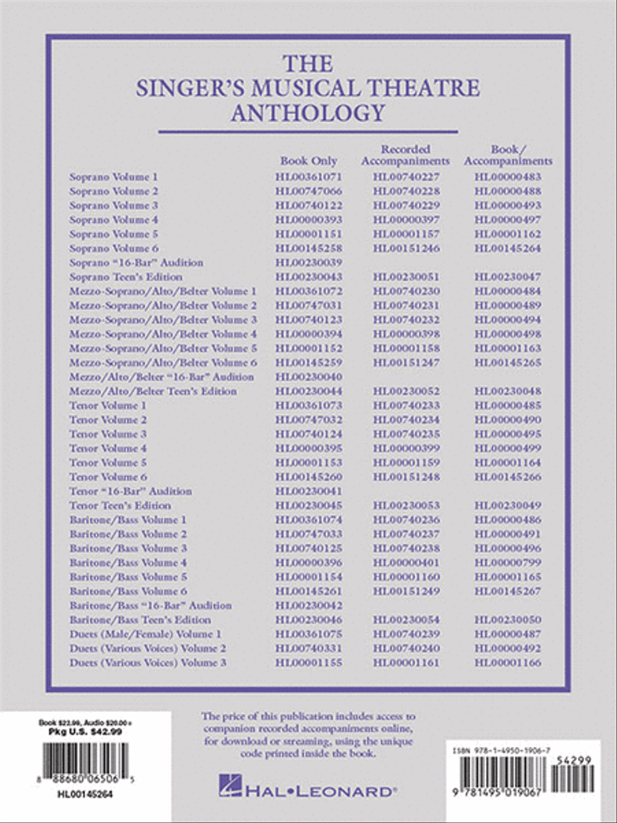 The Singer's Musical Theatre Anthology - Volume 6 Voice scores gallery preview page 7