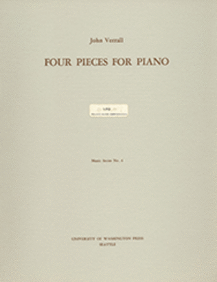Book cover for Four Pieces for Piano