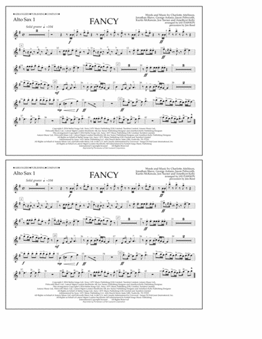 Fancy - Alto Sax 1