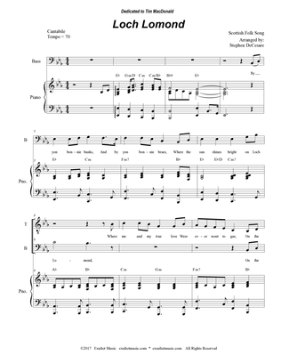 Loch Lomond (2-part choir - (TB)
