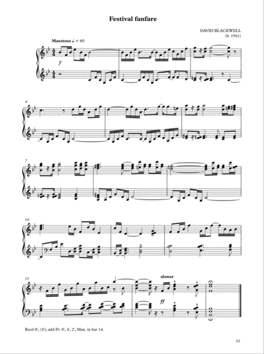 Oxford Service Music for Organ: Manuals only, Book 3 Organ scores gallery preview page 3